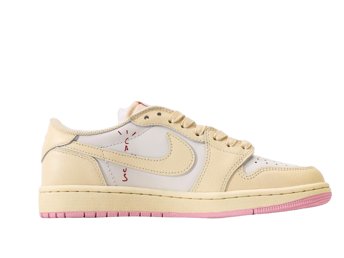 Travis Scott x Air Jordan 1 Low OG “Sail/White/Pink” - Kickscao Travis Scott x Air Jordan 1 Low OG “Sail/White/Pink” - Kickscao