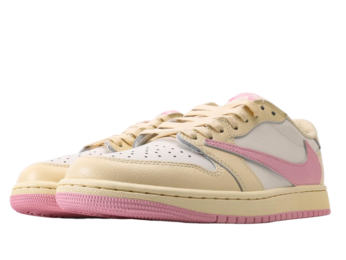 Travis Scott x Air Jordan 1 Low OG “Sail/White/Pink” - Kickscao Travis Scott x Air Jordan 1 Low OG “Sail/White/Pink” - Kickscao