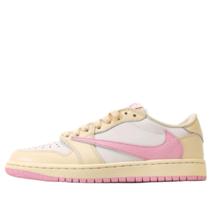 Travis Scott x Air Jordan 1 Low OG “Sail/White/Pink” - Kickscao